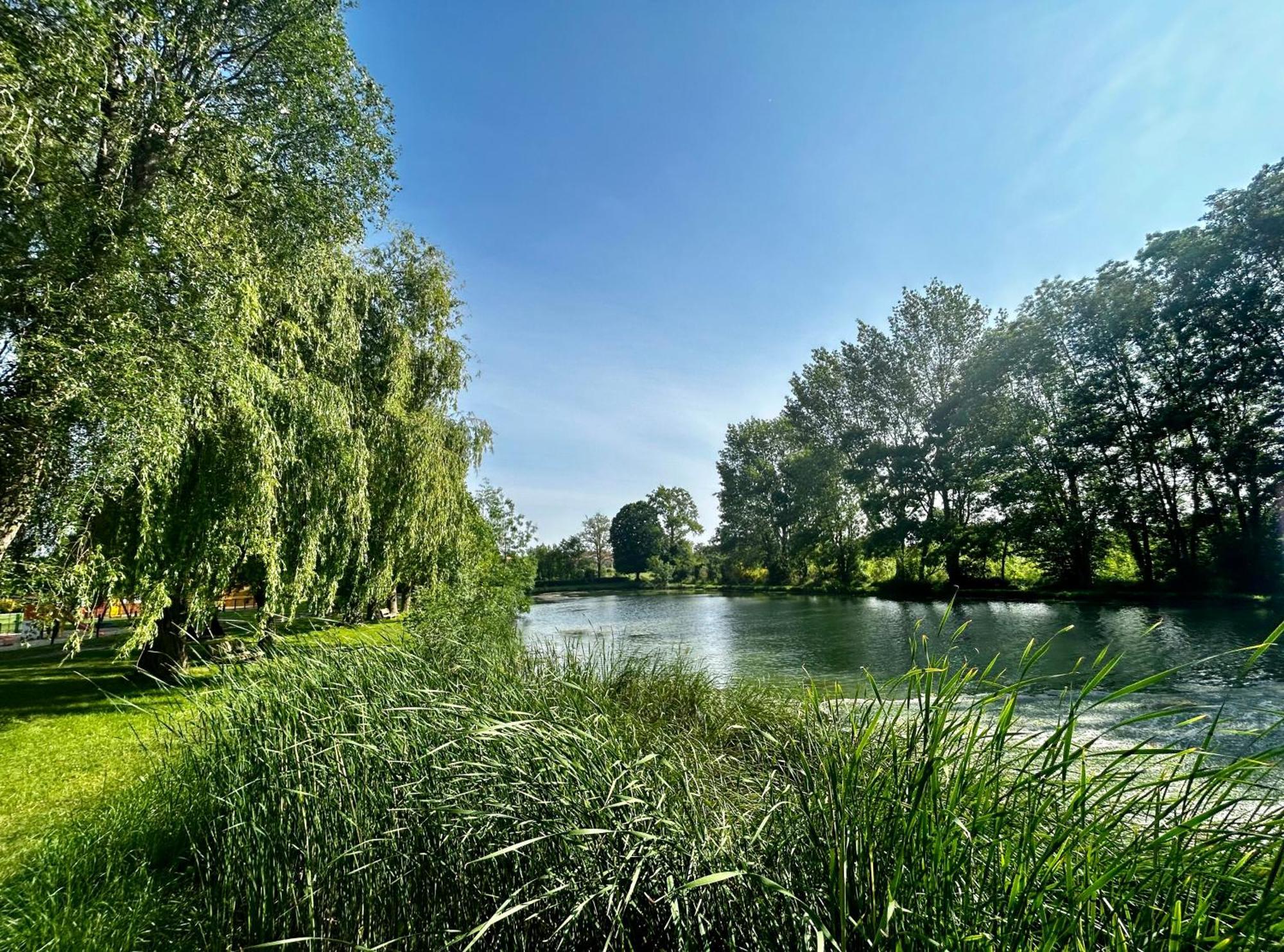 Les Cabanes Du Lac Vandre Экстерьер фото